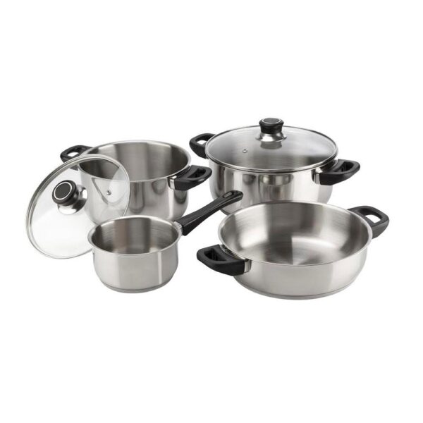 MAGEFESA ROYAL â€“ BaterÁ­a de Cocina MAGEFESA ROYAL 6 Piezas está Fabricada en Acero Inoxidable, Compatible con Todo Tipo de Fuego, INDUCCIÁ“N. Fácil Limpieza y Apta lavavajillas