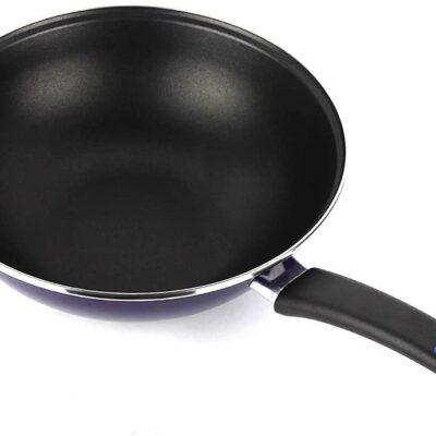 SARTEN WOK VITREX MARSEILLE. Sartén antiadherente doble capa, acero vitrificado de calidad, compatible con todo tipo de fuego, incluido inducción. Apta para lavavajillas. Mango ergonómico (WOK, 30_cm)