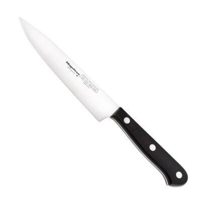Cuchillo MAGEFESA Roda Acero Inoxidable AISI 420 Molibdeno Vanadio, Mango ergonómico, fácil Limpieza, Triplemente remachados garantizando una Mayor Seguridad (Universal)