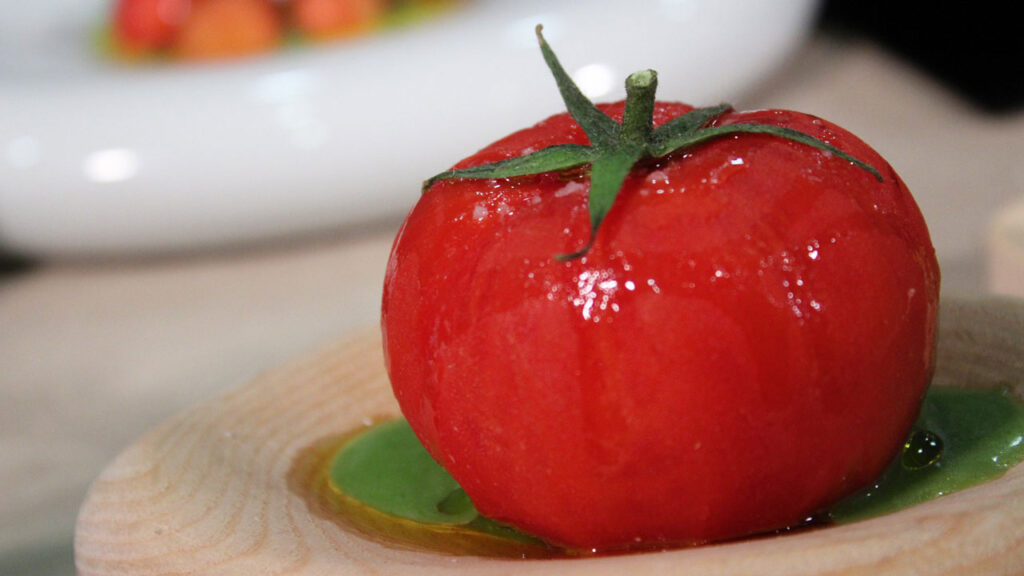 escaldar tomates