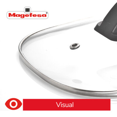 MAGEFESA Olla eléctrica de cocción Tradicional GUISOTHERM 6L 1250 W, Incluye Libro de Cocina con Recetas, Recipiente extraíble Anti adherente, Apto para lavavajillas, Tapa de Vidrio