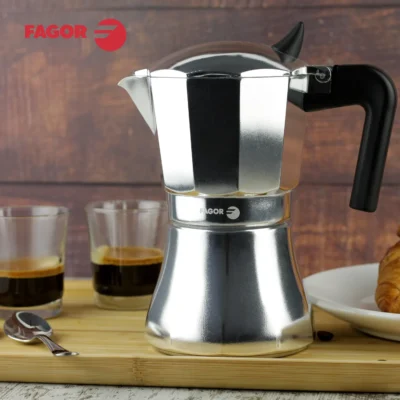 FAGOR+COOKWARE+CAFETERA+CUPY+ALUMINIO+INDUCCION 3