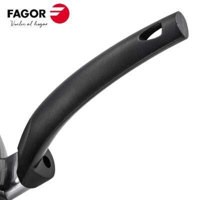 Sartén Fagor Vivant con Antiadherente Doble Capa, Aluminio Forjado de 3 mm Espesor, Compatible con Toda tipo de Cocina, inducción, Fondo difusor de Acero Inoxidable. Apta lavavajillas