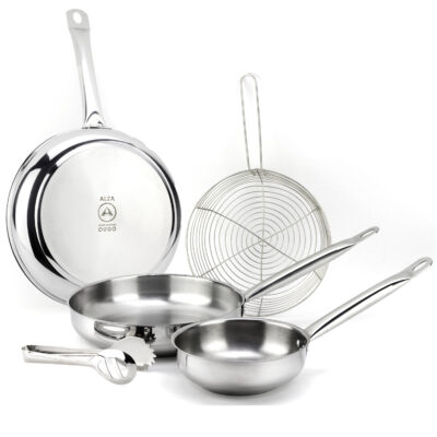ALZA ® Chef Inox set de sartenes sin antiadherente