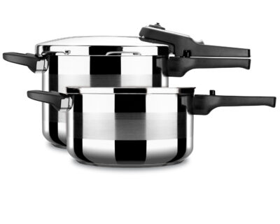 Olla a presión ALZA TITAN PLUS 4 + 6 L + Tapa de cristal + cestillo - Imagen 6
