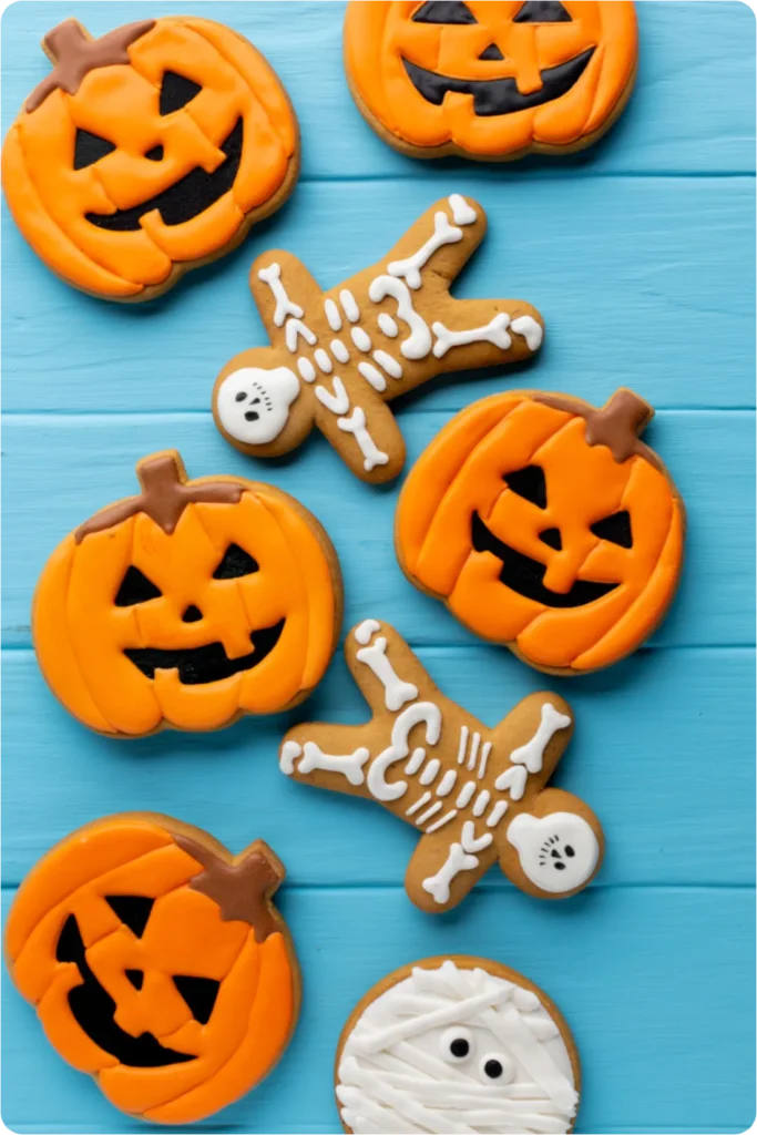 Galletas de calabaza para Halloween