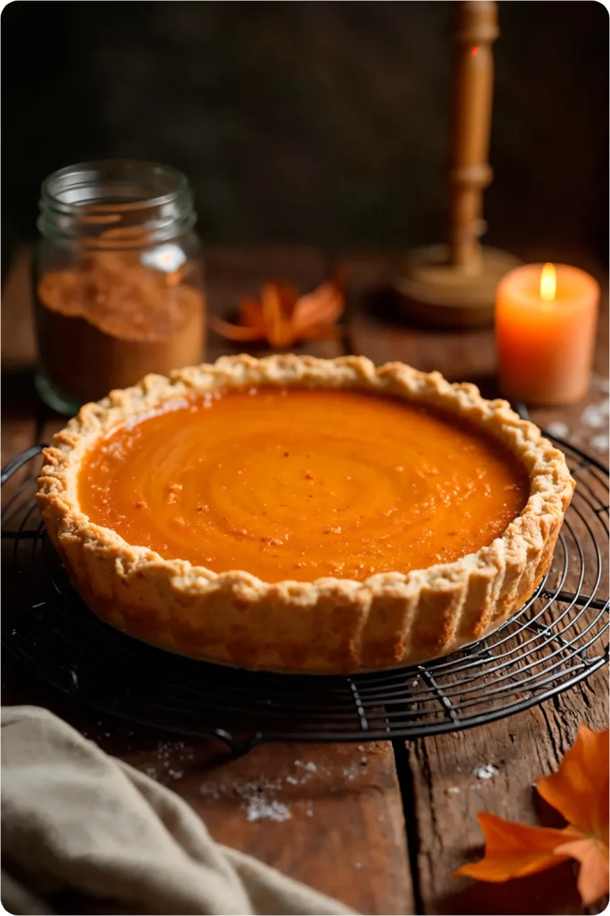 Tarta de calabaza para Halloween