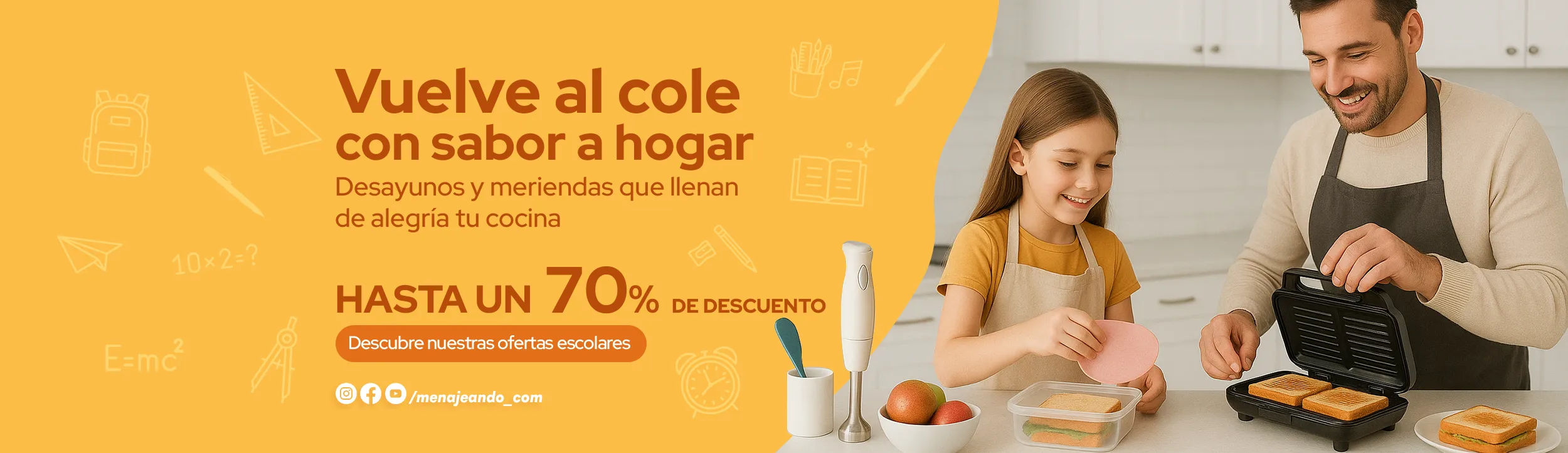 [M][ES] Banner Vuelta al cole [Escritorio]