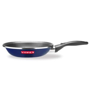 BATERIA VITREX MARSEILLE. BATERIA antiadherente doble capa, acero vitrificado, compatible con todo tipo de fuego, incluido inducción. Apta para lavavajillas (BATERIA AZUL, 8 PIEZAS)