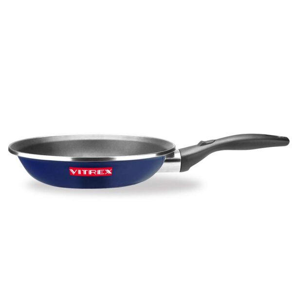 BATERIA VITREX MARSEILLE. BATERIA antiadherente doble capa, acero vitrificado, compatible con todo tipo de fuego, incluido inducción. Apta para lavavajillas (BATERIA AZUL, 8 PIEZAS)