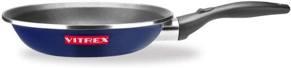 BATERIA VITREX MARSEILLE. BATERIA antiadherente doble capa, acero vitrificado, compatible con todo tipo de fuego, incluido inducción. Apta para lavavajillas (BATERIA AZUL, 8 PIEZAS)