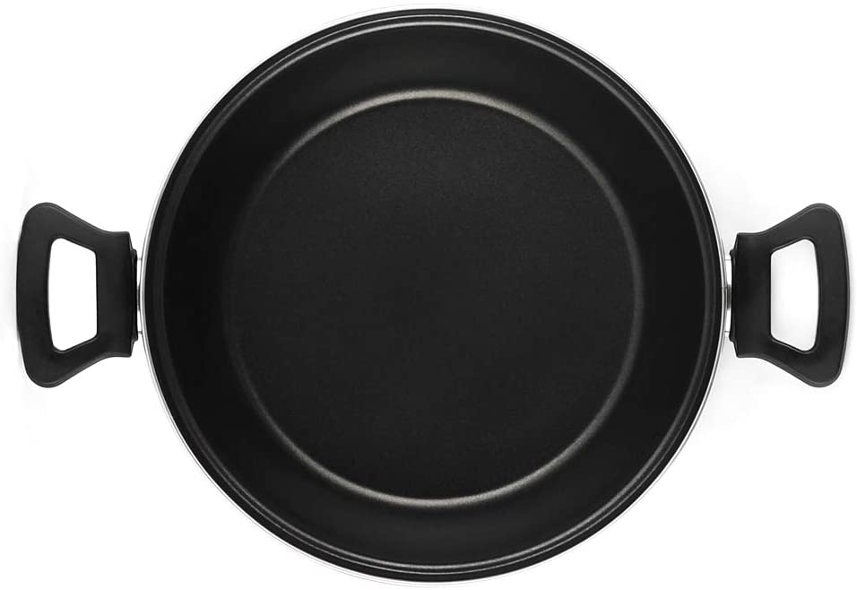 CACEROLA VITREX MARSEILLE. SartÁ©n antiadherente doble capa, acero vitrificado, compatible con todo tipo de fuego, incluido inducción. Apta para lavavajillas. Mango ergonómico (TARTERA AZUL, 26_cm)