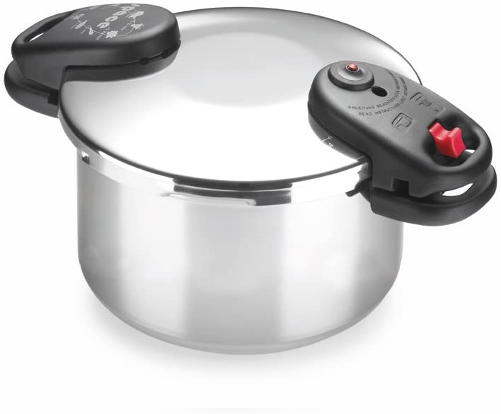 Olla a presión ALZA SPACE. Pack Exclusivo, Olla express acero Inoxidable 4L + Tapa de cristal + sartenes ALZA BLOCK aluminio fundido indeformable, antiadherente, aptas inducción (4L + CESTILLO + TAPA)