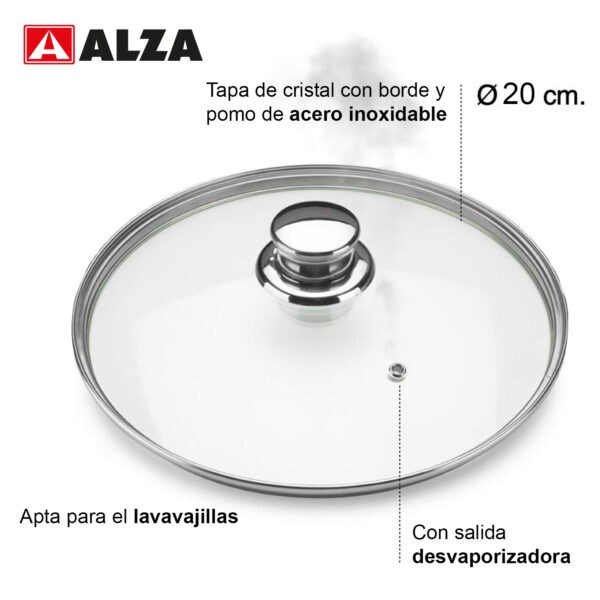 ALZA TAPA DE CRISTAL 20 3