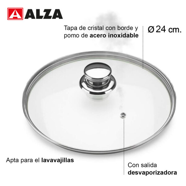 ALZA TAPA DE CRISTAL 24 3