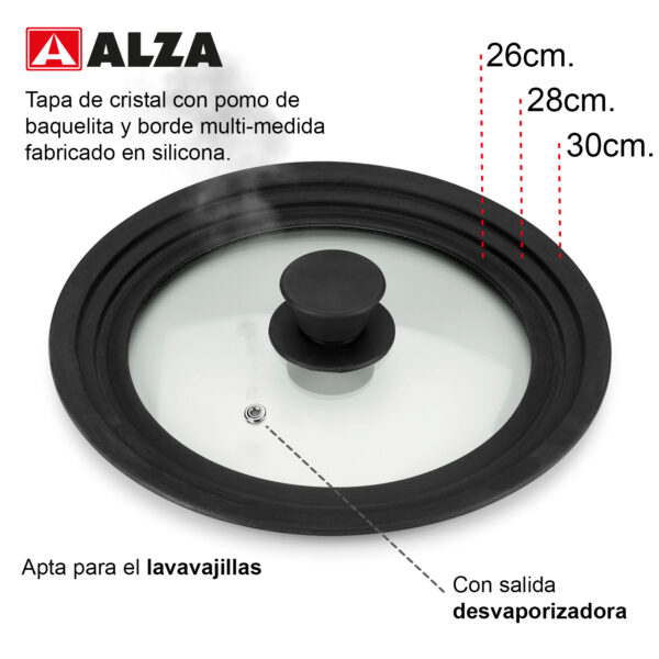 ALZA TAPA DE CRISTAL MULTIMEDIDA 1 26-28-30