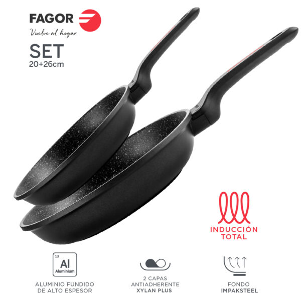 SET DE SARTENES FAGOR ALUTHERM