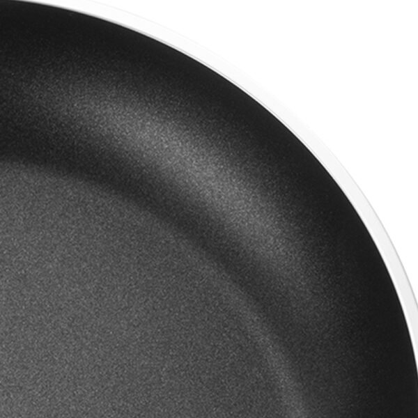 CAZO FAGOR MÁXIMA. Cazo antiadherente doble capa XYLAN PLUS, acero inoxidable magnÁ©tico, compatible con todo tipo de cocinas, INDUCCIÁ“N. Apta para lavavajillas. Mango de baquelita (CAZO AZUL, 16 cm)