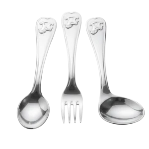 CRUZ DE MALTA SET CUBIERTOS BEBE ROSA PORTADA 2