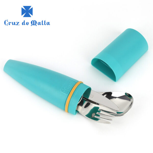 Cruz De Malta Eatgo Azul Cubiertos Indiviual 7