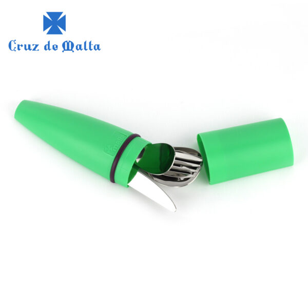 Cruz De Malta Eatgo Verde Cubiertos Indiviual 7