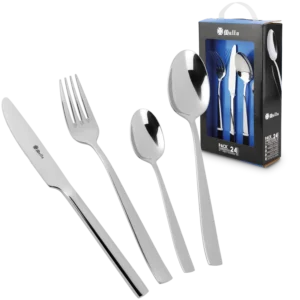 CUBERTERÍA DE 24 PIEZAS CRUZ DE MALTA