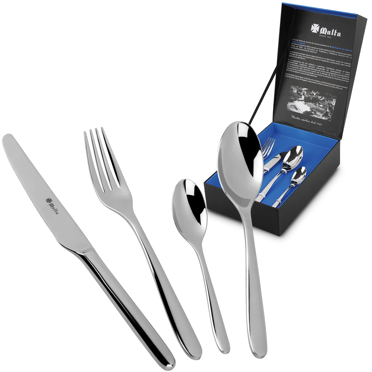 cubiertos CRUZ DE MALTA 1621