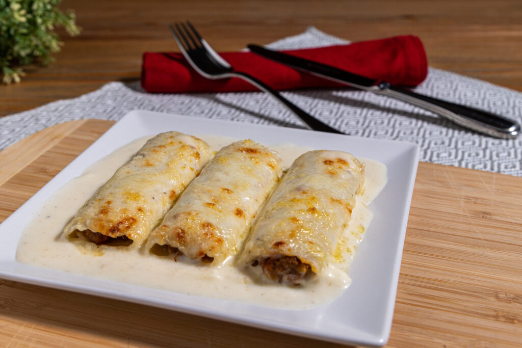 Canelones de carne