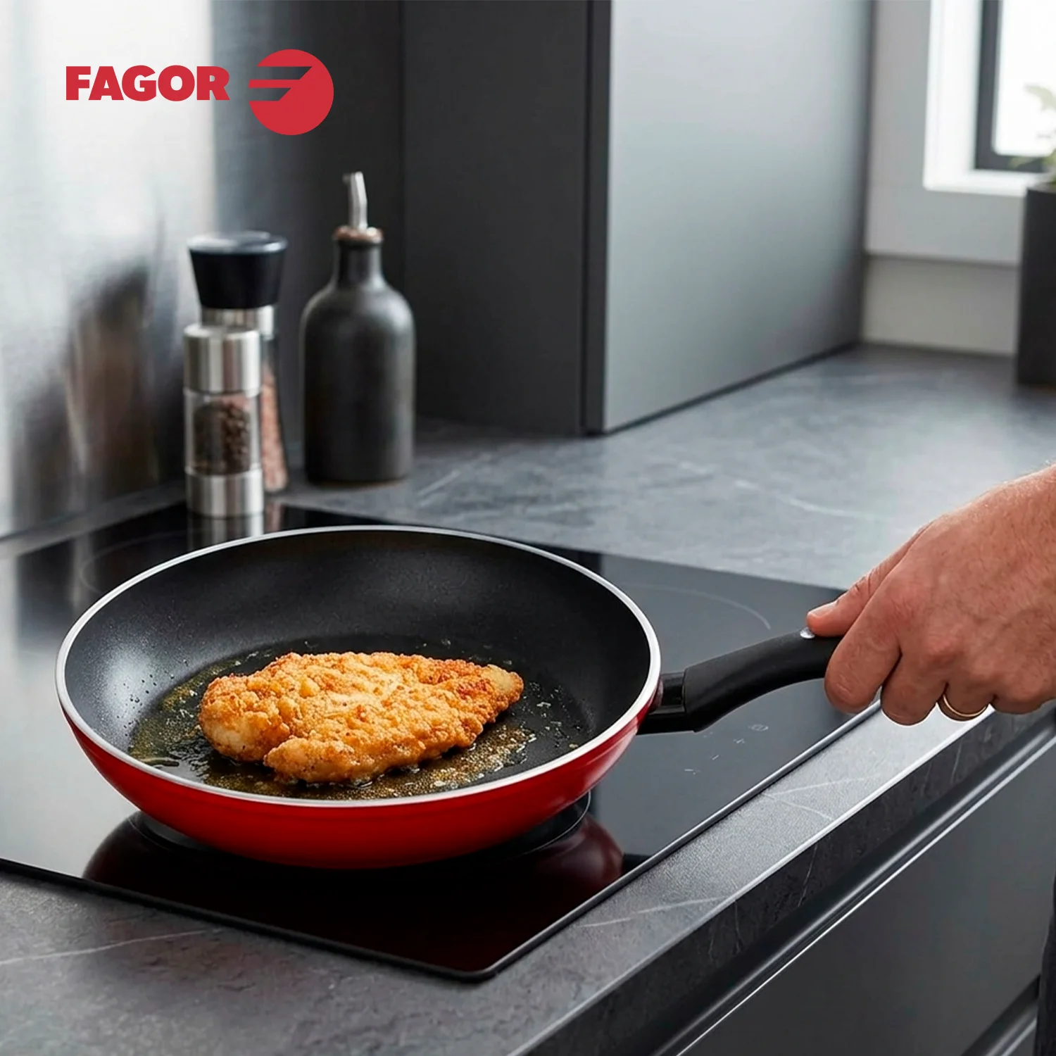 bateria de cocina fagor maxima 5 piezas 5