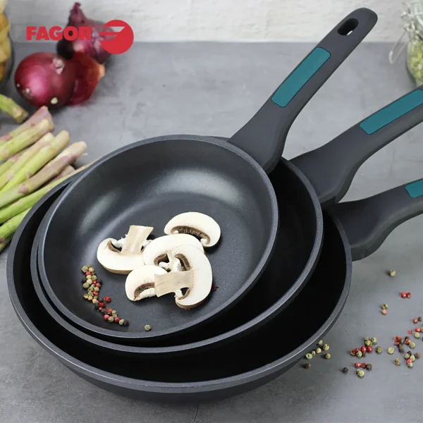 FAGOR+COOKWARE+JUEGO DE SARTENES+FUTURE+ALUMINIO+ANTIADHERENTE 5