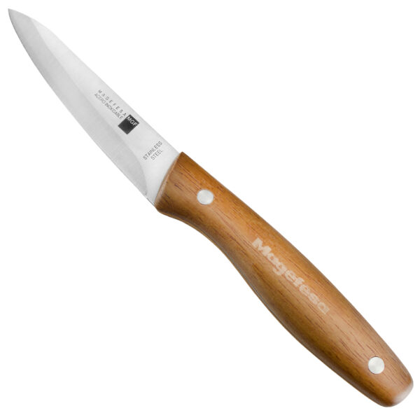 Cuchillo Pelador con Mango de Madera - MAGEFESA MAG WOOD