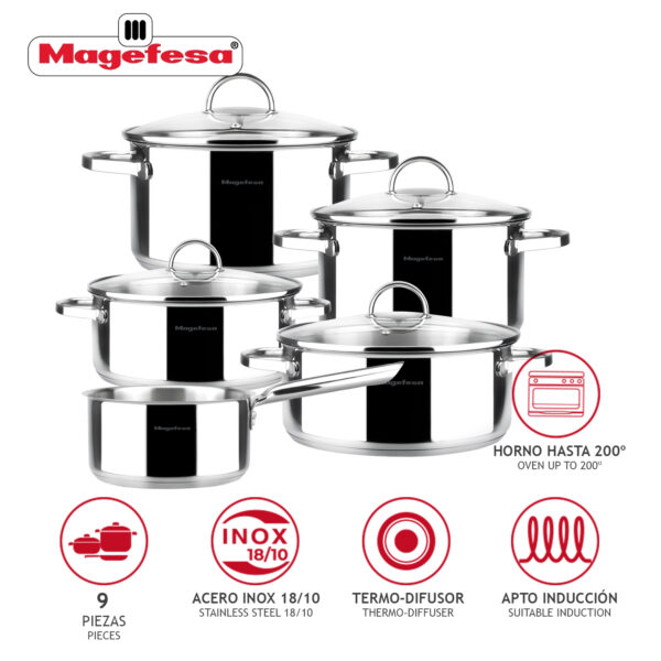 Magefesa Bateria Mag 9 Piezas 1 7