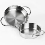 Mini TARTERAS MAGEFESA Prisma. TARTERAS Fabricadas en Acero Inoxidable 18/10, Compatible Todo Tipo de Cocina, INDUCCIÁ“N. Fácil Limpieza.