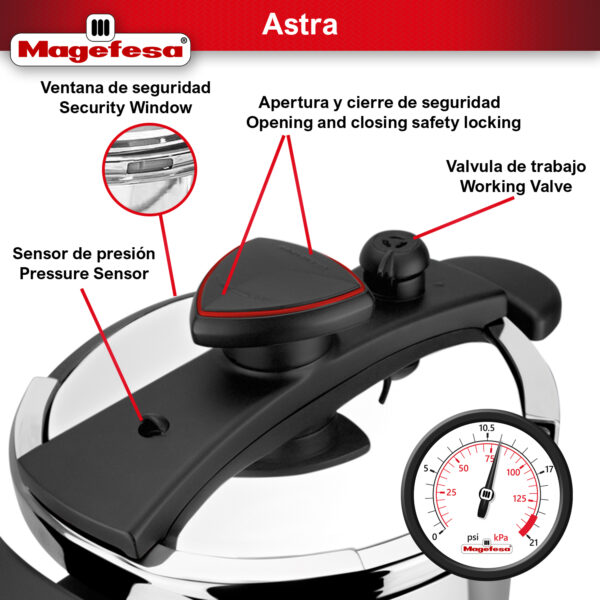 Magefesa Olla A Presion Astra 6 1 6