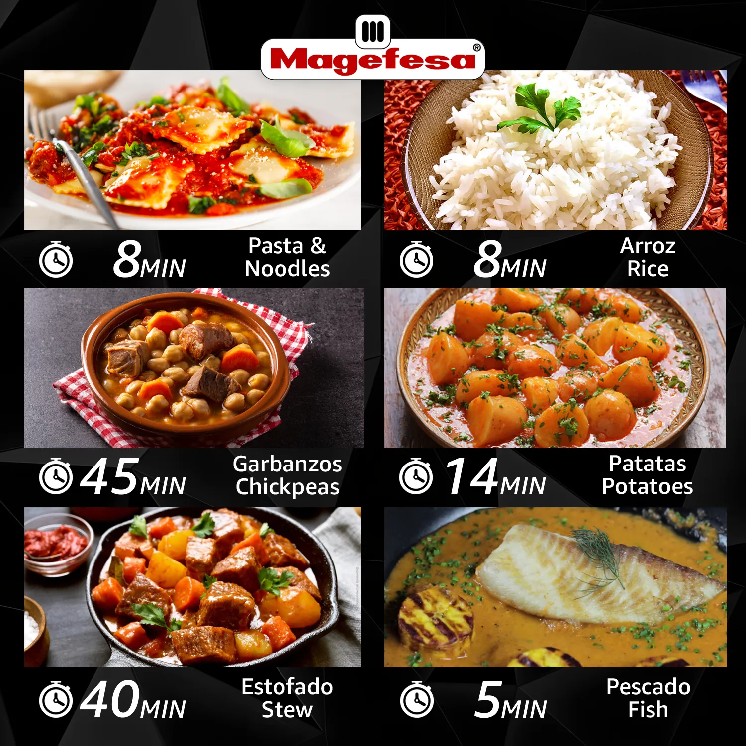 MAGEFESA OLLA EXPRESS STAR BOMBEADA TRADICIONAL ACERO INOXIDABLE