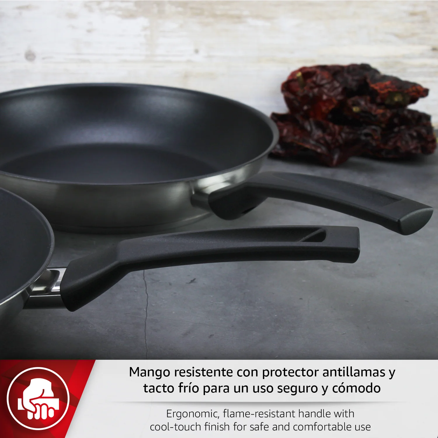 MAGEFESA DURINOX SARTENES ACERO INOXIDABLE INDUCCIÓN 4