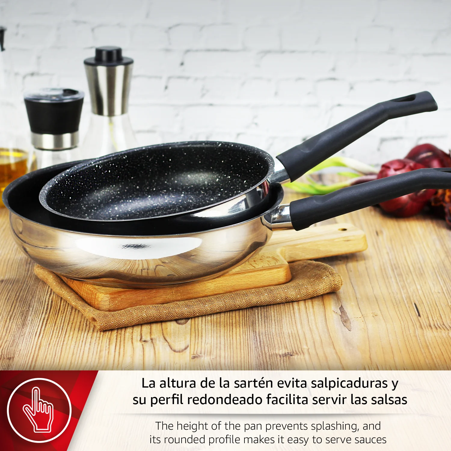 JUEGO DE SARTENES MAGEFESA DEEP GALAX 3