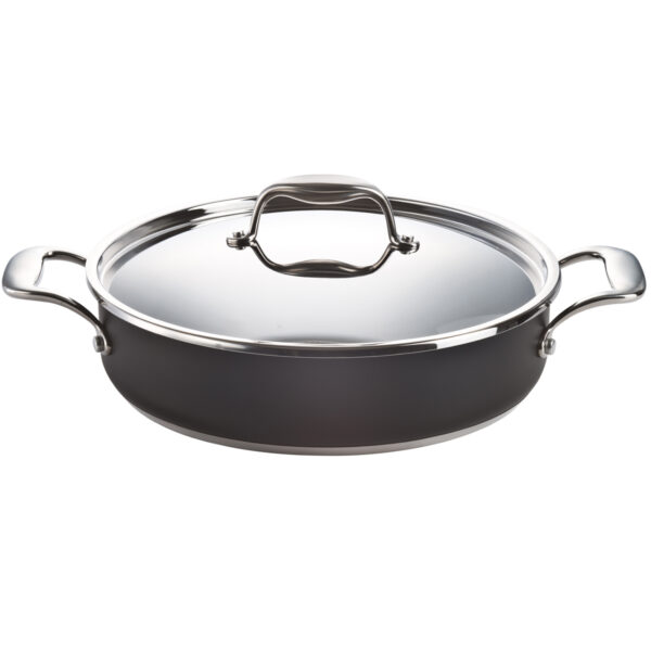 TARTERA MAGEFESA Prisma 27cm â€“ TARTERA Fabricada en Acero Inoxidable 18/10, Compatible con Todo Tipo de Cocina, INDUCCIÁ“N. Fácil Limpieza.