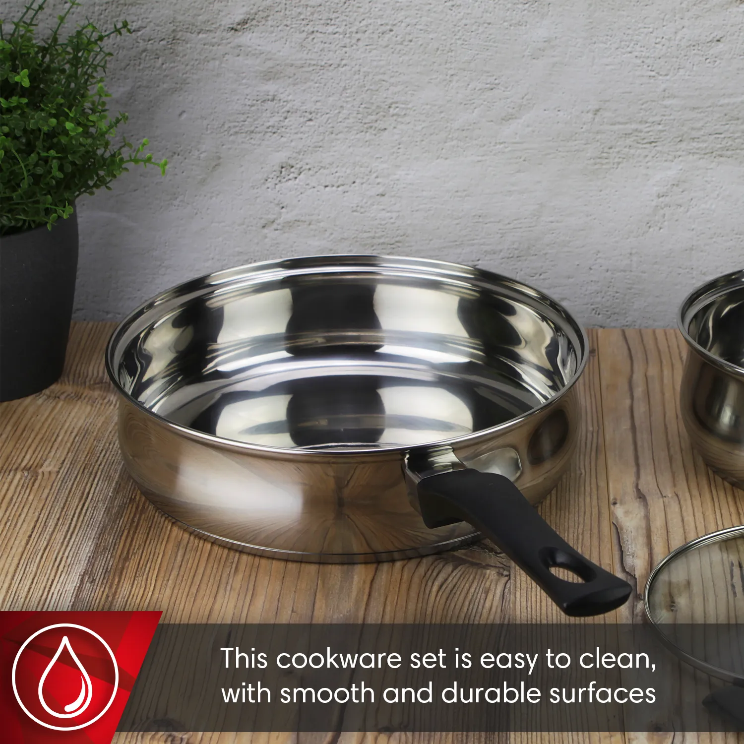 BATERÍA DE COCINA MAGEFESA DELISS ACERO INOXIDABLE 7 PIEZAS 4