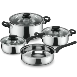 BATERÍA DE COCINA MAGEFESA DELISS ACERO INOXIDABLE 7 PIEZAS PORTADA