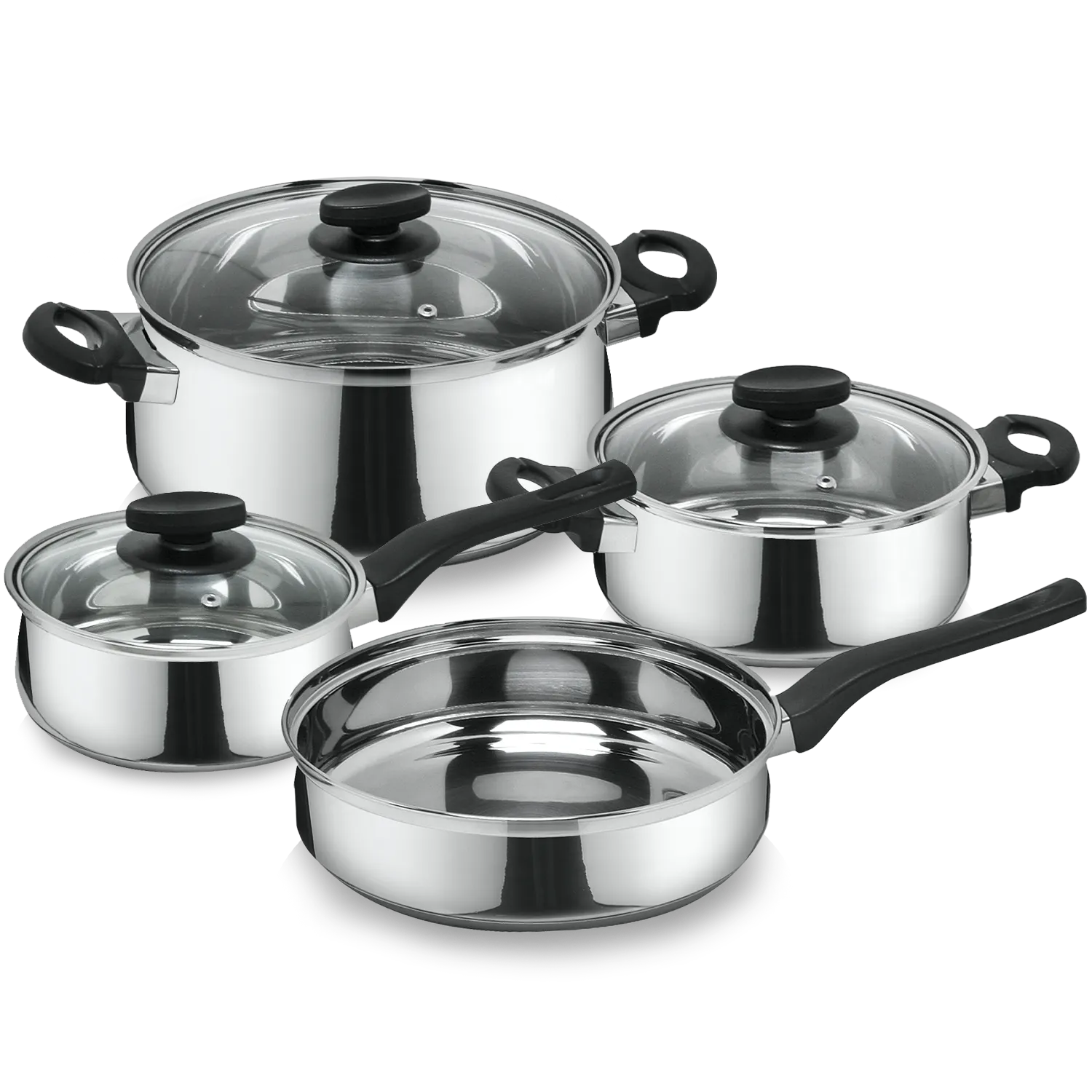 BATERÍA DE COCINA MAGEFESA DELISS ACERO INOXIDABLE 7 PIEZAS PORTADA