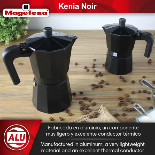MAGEFESA+CAFETERA+KENIA+NOIR+ALUMINIO 1