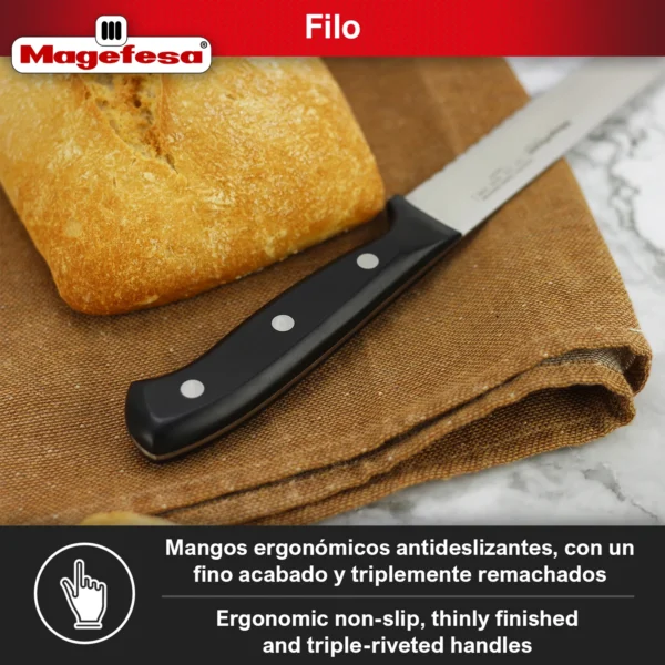 MAGEFESA+CUCHILLOS+COCINA+FILO+PANERO 2