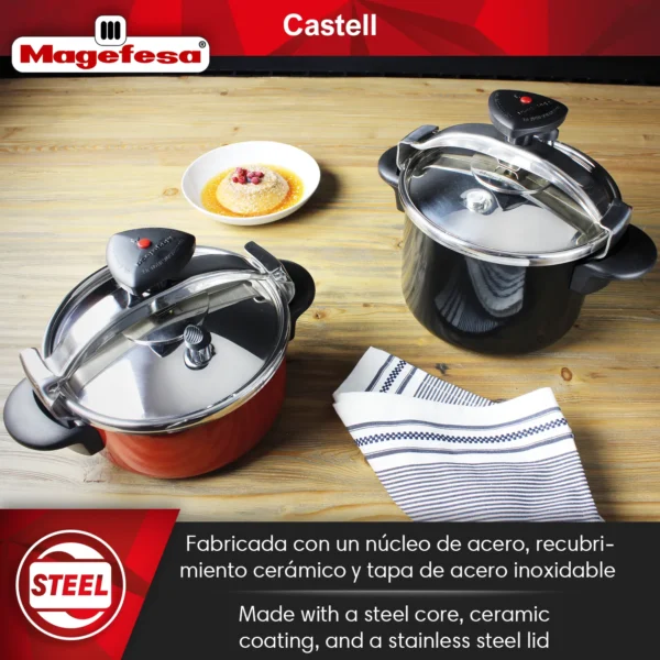 MAGEFESA+OLLA+EXPRESS+CASTELL+TRADICIONAL+ACERO+INOXIDABLE 2
