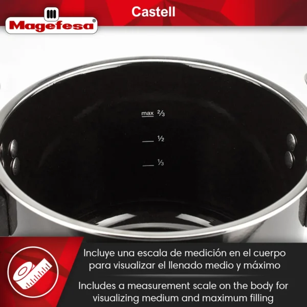 MAGEFESA+OLLA+EXPRESS+CASTELL+TRADICIONAL+ACERO+INOXIDABLE 5