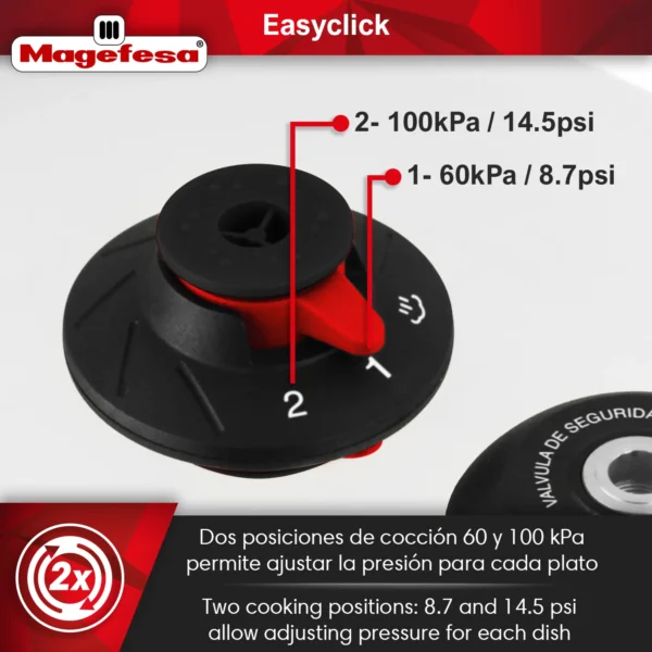 Magefesaollaexpresseasyclickrapidaaceroinoxidable 4 1 4