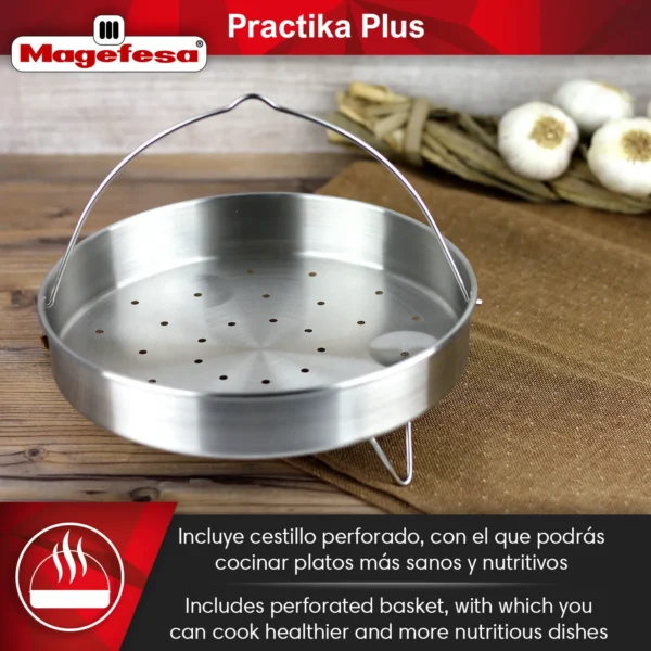 MAGEFESA+OLLA+EXPRESS+RAPIDA+PRACTIKA+PLUS+ACERO+INOXIDABLE 5