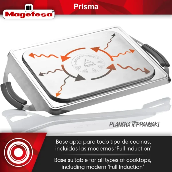 MAGEFESA+PLANCHA+TEPPANYAKI+PRISMA+ACERO+INOXIDABLE 3