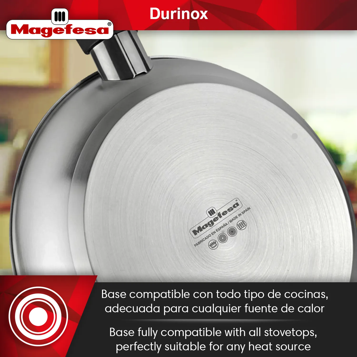 MAGEFESA+set+SARTENES+DURINOX+ACERO+INOXIDABLE