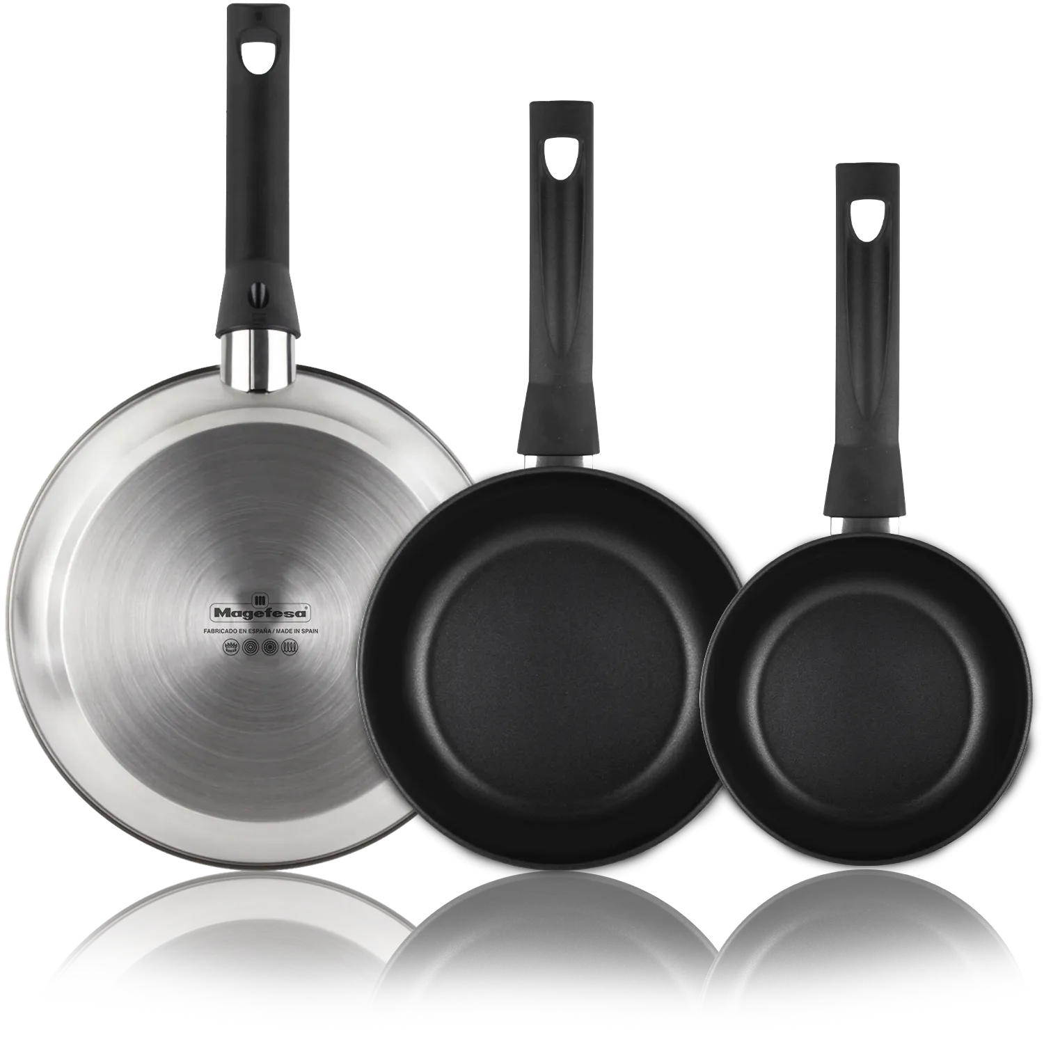 MAGEFESA+SET+SARTENES+DURINOX+ACERO+INOXIDABLE+ANTIADHERENTE+PORTADA 3
